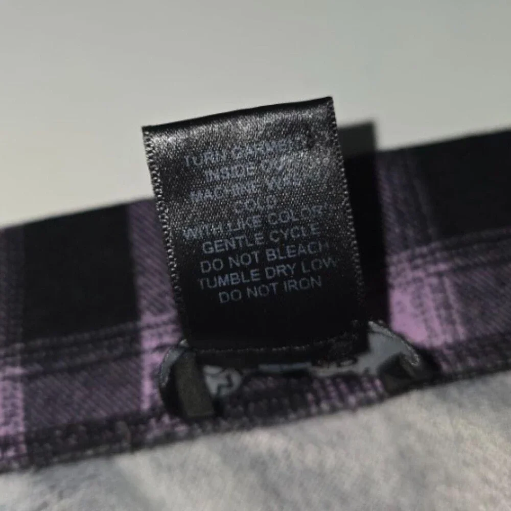 XS - Hot Topic Midnight Hour Pink and Black Plaid Pleated Mini Skirt Polyester - Picture 5 of 8